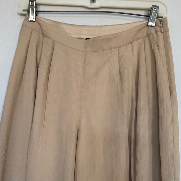 St. John Silk Wide Leg Trousers Women’s size 4 - Picture 2 of 11